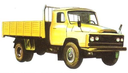 1975年7月1日,第二汽车制造厂东风EQ240型两吨军用越野车投产. 高清图片